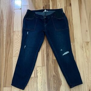 Jessica Simpson Maternity Dark Blue Jeans